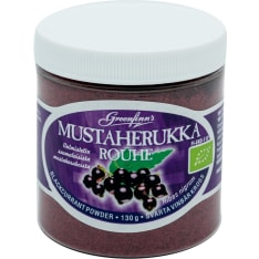 Greenfinn´s mustaherukkarouhe-luomu 130g