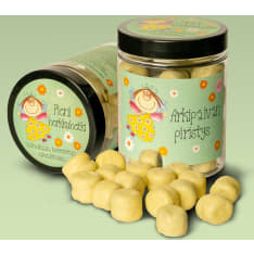 Enkelin Eväspussi Small moment of enjoy  - white chocolate coated salmiac licorice