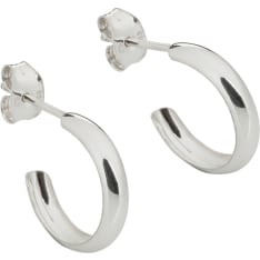 Silver earrings
