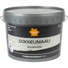 Ilves tummanharmaa RR23 2,7l sokkelimaali