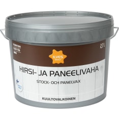 Ilves kuultovalkoinen 2,7L hirsi- ja paneelivaha