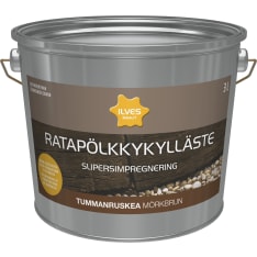 Ilvesmaalit tummanruskea 3L ratapölkkykylläste
