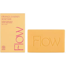 Flow Cosmetics Orange & Honey balm soap for face, hands, body and exfoliation