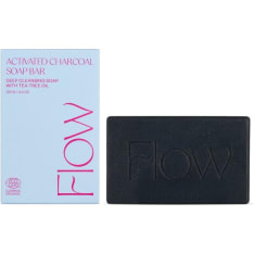Flow Cosmetics Activated Charcoal soap for face and body