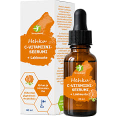 Terveyskaista Hehku Vitamin C Serum + Lakka Extract 30 ml dietary supplement