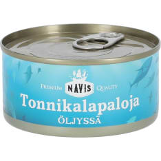 Navis 185g/140g tonnikalapaloja öljyssä