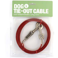 Dog TIE-OUT 27 kg / 4,5 m kiinnitysvaijeri