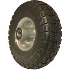 Mr-Tuote 350-4 PU puhkeamaton nokkakärryn pyörä