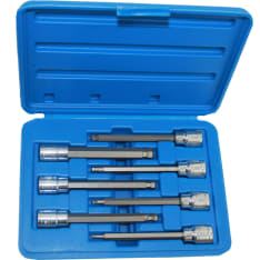Mr-Product 7-piece 3/8" 110mm ball hex bit set