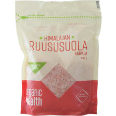 Organic Health Himalajan 500 g karkea ruususuola