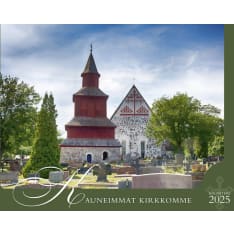 Kauneimmat kirkkomme 2025 seinäkalenteri  