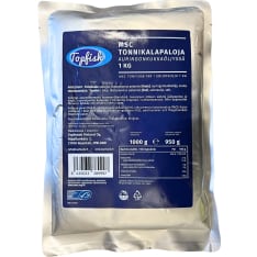 Topfish MSC 1kg/0,95kg tonnikalapaloja auringonkukkaöljyssä