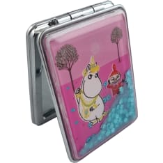 Moomin Sparkling Mirror Box Pink