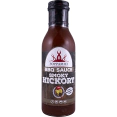 Poppamies Smoky Hickory BBQ 410 g smoky barbecue sauce