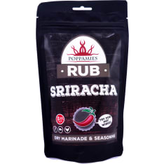 Poppamies Sriracha Rub 200 g mausteseos