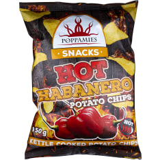 Poppamies Hot habanero 150 g perunalastut