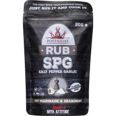 Poppamies SPG Rub 200g spice mix
