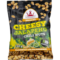 Poppamies Snacks Cheesy Jalapeno Chili Nuts 150g