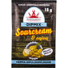 Poppamies SourCream & Onion 18g dippijauhe