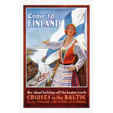 Come to Finland Suomineito postikortti