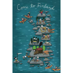 Come to Finland by Kaisa Leka postikortti