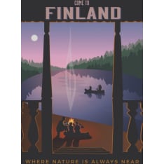 Come to Finland Nature is Always Near postikortti