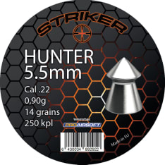 Striker Hunter 5.5mm 250kpl ilmakiväärin luoti
