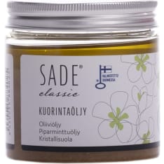 Sade Oliiviöljy-Kristallisuola 200 ml kuorintaöljy