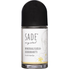 Sade Crystal Iris&Vanilja 50 ml mineraalisuola-deodorantti