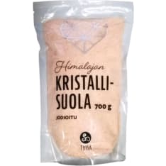Tuisa Jodioitu 700 g Himalajan kristallisuola