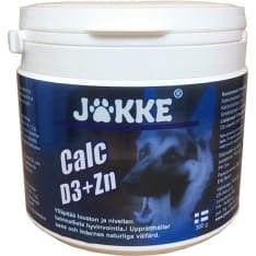 Jakke Calc D3+Zn 300 g koiran täydennysrehu