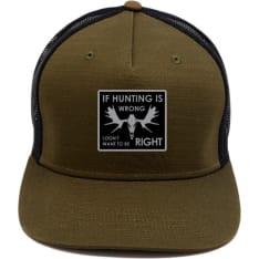 Zigi Zagi If Hunting is wrong vihreä lippalakki