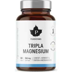Puhdistamo Tripla Magnesium 60 kaps. ravintolisä