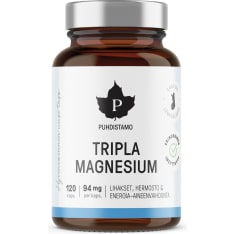 Puhdistamo Tripla Magnesium 120 kaps. ravintolisä