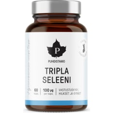 Puhdistamo Tripla Seleeni +E-Complex 60 kps ravintolisä