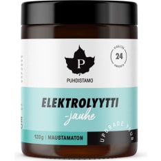 Puhdistamo Elektrolyyttijauhe Maustamaton 120 g ravintolisä