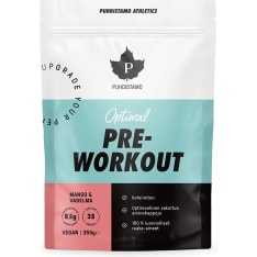 Puhdistamo Athletics Pre-Workout Mango&Vadelma 350 g aminohappojauhe