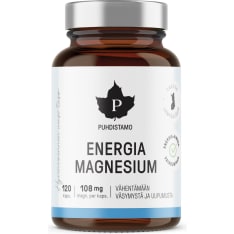 Puhdistamo Energia Magnesium 120 kaps ravintolisä