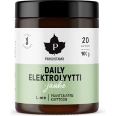 Puhdistamo Daily Elektrolyyttijauhe Lime 100 g