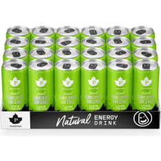Puhdistamo Natural Energy Drink Strong Lemon Limeade 24x330 ml energiajuoma