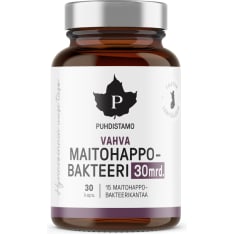 Puhdistamo Vahva maitohappobakteeri 30kaps ravintolisä