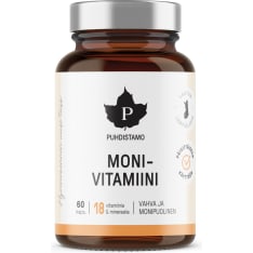 Puhdistamo monivitamiini 60kaps ravintolisä