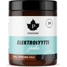 Puhdistamo Elektrolyyttijauhe Sitruuna-Cola 120 g ravintolisä