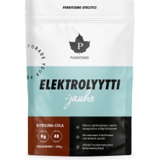 Puhdistamo Elektrolyyttijauhe Sitruuna-Cola 240 g ravintolisä