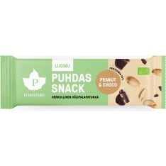 Puhdistamo Puhdas Snack Organic Peanut & Choco 40 g snack bar