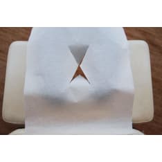 Paplaset X-viilto 47x35 cm 500 kpl kasvoaukon suojapaperi
