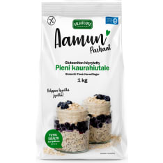 Virtasalmen Viljatuote 1kg gluteeniton höyrytetty pieni kaurahiutale