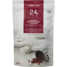 Valo24h 300g Luomu paahdettu&rouhittu pellava + puolukka
