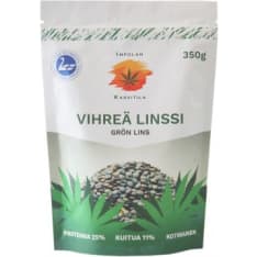 Impolan Kasvitila 350g vihreä linssi