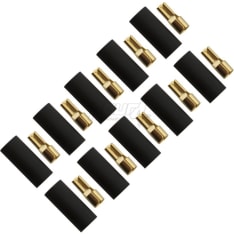 FOUR Connect 4-690733 6.0mm2, 2.8mm, musta, 10kpl lattaliitin